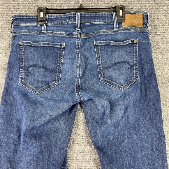 Mavi Jeans Zach Straight Leg Jeans Medium Wash Denim 36 30 Mens - Picture 7 of 14